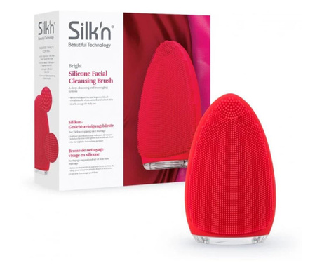 Dispozitiv de curatare faciala silk’n bright red  5x2x10 cm