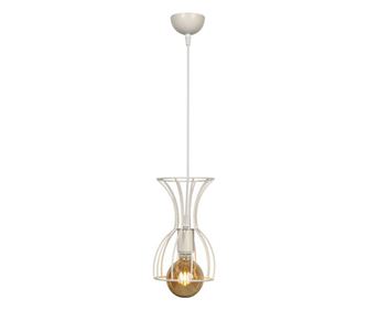 Lustra Squid Lighting, Tarz, metal, incandescent, LED, max. 60 W, E27, alb, 15x15x62 cm