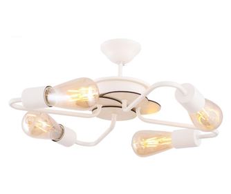 Lustra Squid Lighting, Enis, metal, incandescent, LED, max. 60 W, E27, alb, 42x42x24 cm