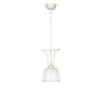 Lustra Squid Lighting, Tarz, metal, incandescent, LED, max. 60 W, E27, alb, 15x15x62 cm