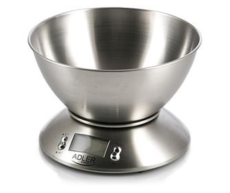 Cantar bucatarie AD 3134, Inox, 5 kg