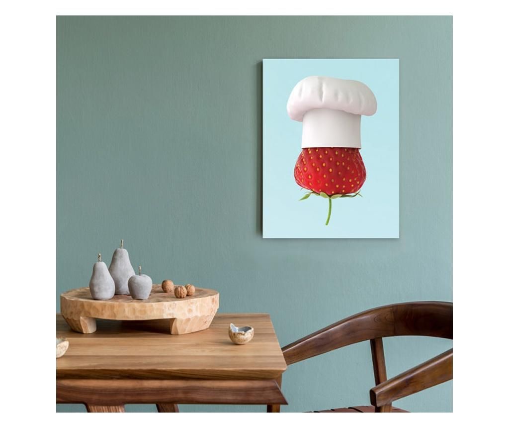 Kitchen Canvas - Chef Strawberry 50x70cm