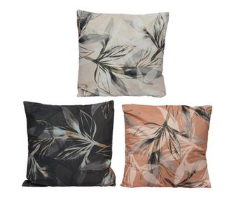 Perna decorativa, model floral, 40x40 cm