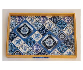 Tava handmade,lemn, 38x26x3,5 cm