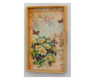 Tava handmade,lemn, 32x20x3,5 cm