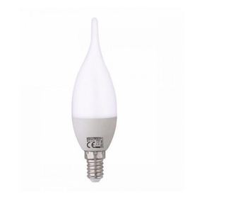 Bec led flacara 10W (90W), E14, 1000 lm, lumina rece (6400K), opal, Horoz Electric