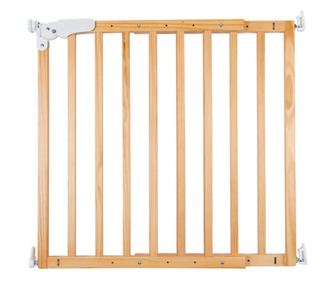 Poarta de siguranta lemn Childhome maestro, 73.5-104 cm, natural