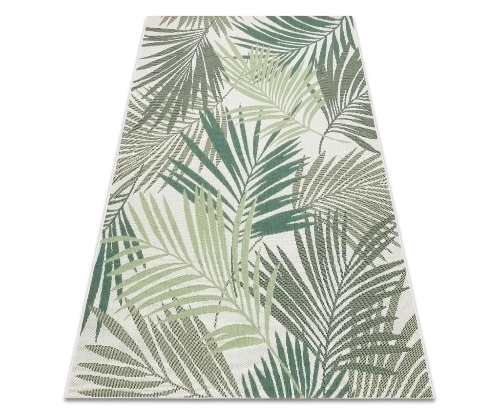 Sisal-look Cord Rug COLOR 19433/062 Leaves Green JUNGLE 160x230 cm