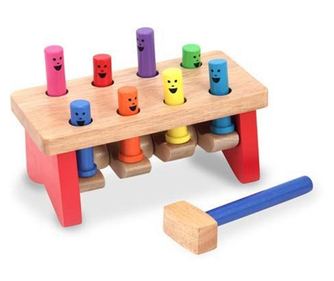 Banc de lucru cu ciocanel Deluxe Melissa and Doug