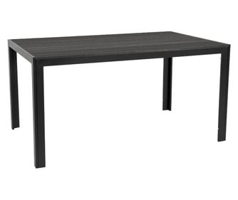 CULINARO Masa dreptunghilara gradina/terasa 156x78xH74cm neagra