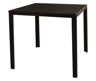 CULINARO Masa patrata balcon, terasa 78x78xH74cm cm culoare maro