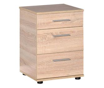 Noptiera Adore Trendline, 3 sertare, 40 x 57 x 39 cm - Bej