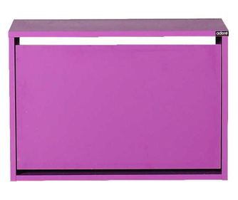 Pantofar Bancuta hol Adore Ottoman capacitate 6 perechi incaltaminte, 60 x 42 x 30 cm - Mov