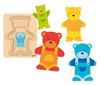 Puzzle stratificat Ursuletii Veseli