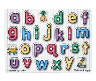 Puzzle lemn Alfabet Melissa and Doug