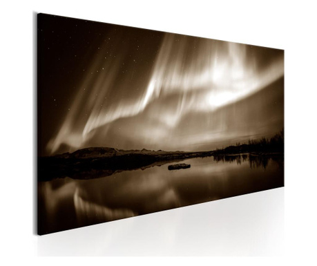 Картина Artgeist - Lake in Sepia - 135 x 45 см