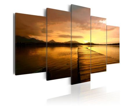 Картина Artgeist - Sunset Island - 100 x 50 см