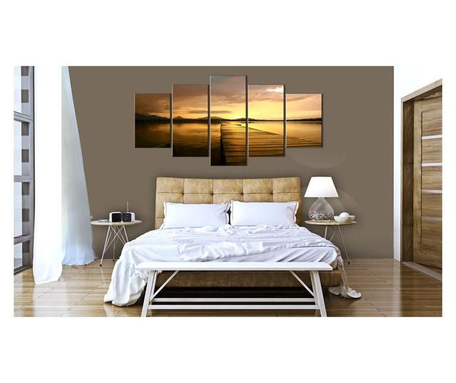 Картина Artgeist - Sunset Island - 100 x 50 см