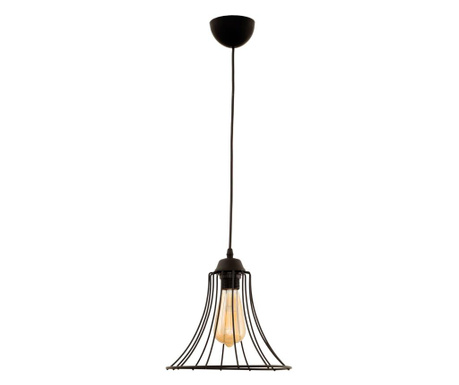 Lustra Squid Lighting, Muhtesem, metal, incandescent, LED, max. 60 W, E27, negru, 24x24x70 cm