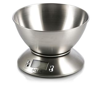 Cantar bucatarie AD 3134, Inox, 5 kg