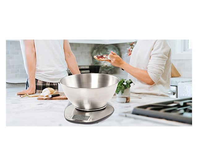 Cantar de bucatarie cu bol din inox Mesko MS 3152