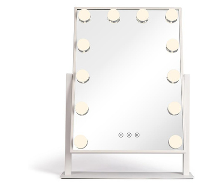Oglinda pentru make-up cu iluminare 12 LED-uri Livoo DOS182, 36 x...