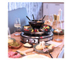 Set gratar raclette si fondue electric Livoo DOC265, 1900 W, 8 persoane