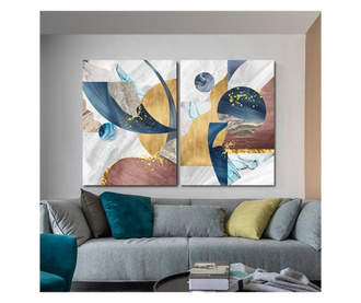 Set 2 Tablouri - Art abstract 50x70cm