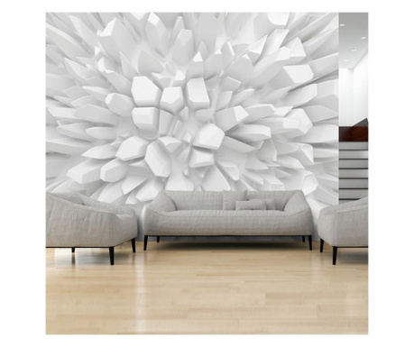 Фототапет Artgeist - White dahlia - 100 x 70 см