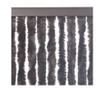 Perdea usa intrare chenille, maro, 90x210 cm, 21 siraguri thumbnail 3