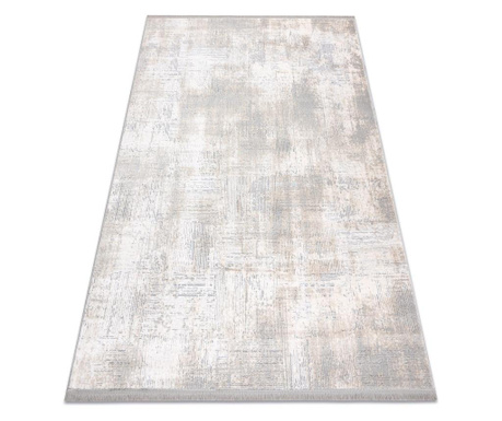 Moderní koberec TULS strukturální, střapce 51231 Vintage slonová kost / šedá 200x290 cm
