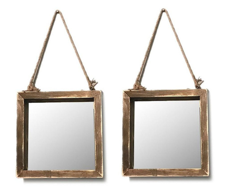 Комплект 2 огледала за стена Ikili
