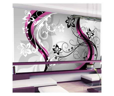 Foto tapeta XXL Artgeist - Art-flowers (pink) - 500 x 280 cm  500x280 cm