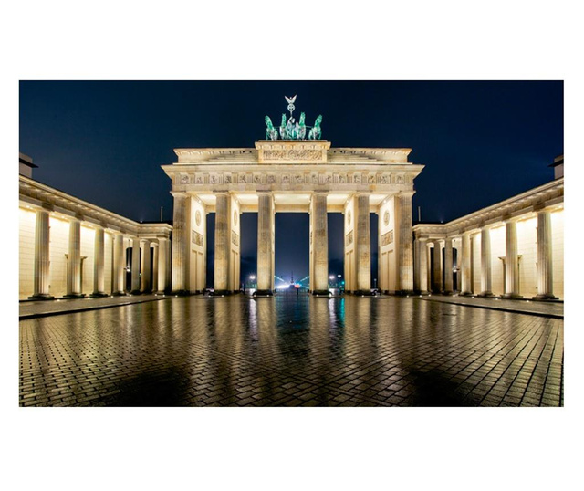 Фототапет Artgeist - Brandenburg Gate at night - 450 x 270 см  450x270 cm