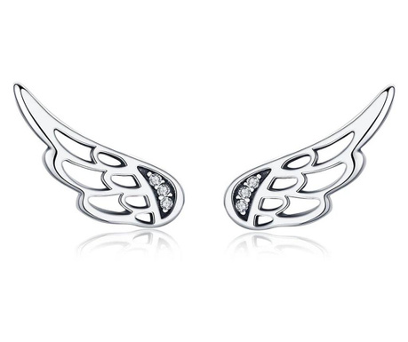 Cercei din argint 925 feather fairy wings