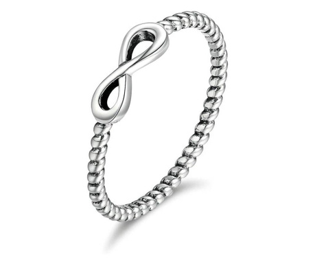 Inel fix din argint 925 trendy infinity elegant