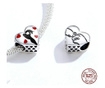 Talisman din argint 925 cat heart shape