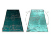 Moderní koberec DE LUXE 2083 ornament vintage - Strukturální, zelená šedá 180x270 cm  180x270 cm
