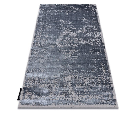 Moderní koberec DE LUXE 2083 ornament vintage - Strukturální šedá 160x220 cm