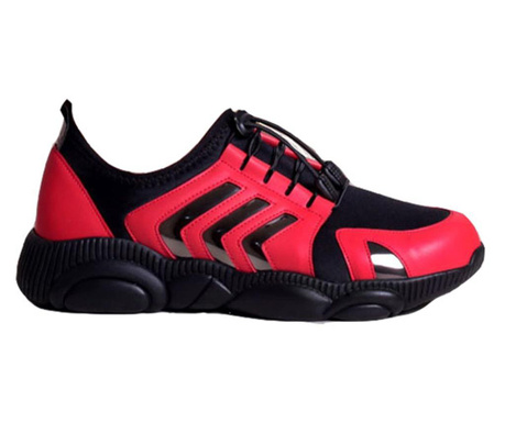 Спортни обувки SEYTIL, унисекс, черни с червено, размер 39