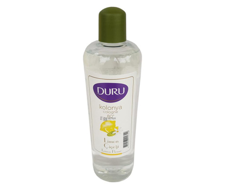 Турски одеколон Duru, 80% алкохол, аромат на лимон, 400 ml