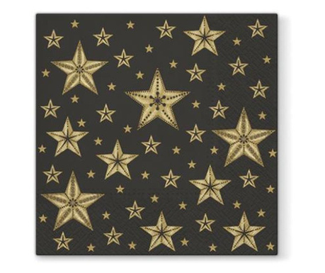 Servetele de masa decorative beautiful stars 33 x 33 cm 20 buc