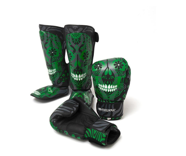 Manusi Knockout Jungle Green Skull - 10OZ