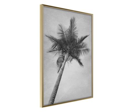 Faldekoráció - memories from the paradise - arany keret - 20 x 30 cm