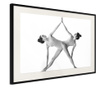 Плакат Artgeist - Self-Five - Черна рамка с паспарту - 60 x 40 cm