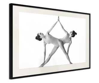 Плакат Artgeist - Self-Five - Черна рамка с паспарту - 60 x 40 cm