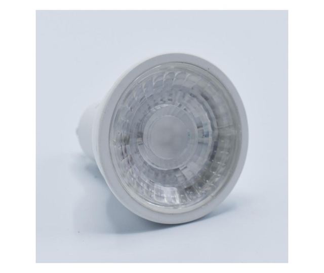 Bec led GU10 7W (75W), 290lm, 38 grade, lumina albastra, semitransparent, Braytron