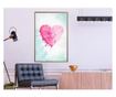 Plakat Artgeist - Symbol Of Love - Zlat okvir - 30 x 45 cm