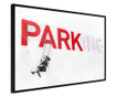 Плакат Artgeist - Banksy: Park(ing) - Черна рамка - 60 x 40 cm