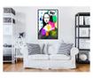 Poster Artgeist - Mona Lisa"s Laughter - Crni okvir - 40 x 60 cm